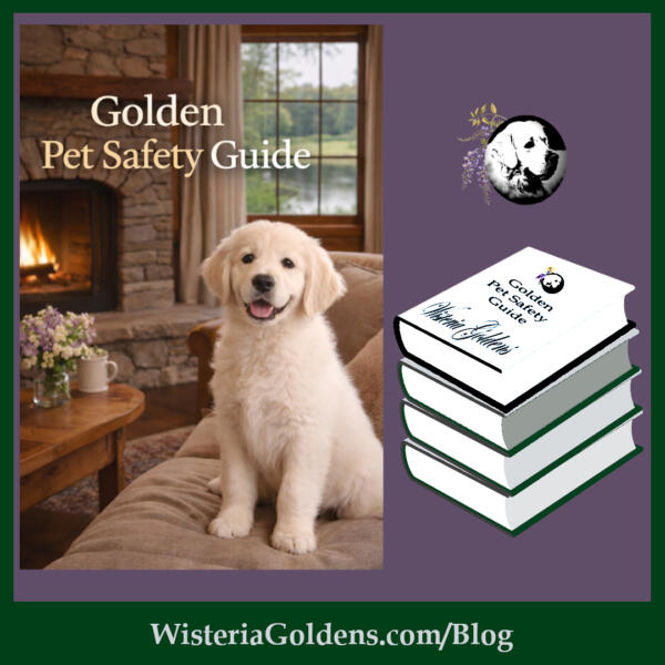 Golden Pet Safety Guide discusses several safely issues to consider when you are making your home pet safe.
